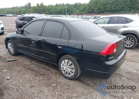 2005 Honda Civic Lx z USA, uszkodzony, nr VIN 2HGES16585H580546